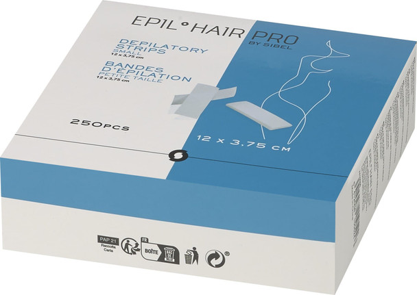 Bandes d'épilation mini non tissées - Boîte de 250 - Epil'Hair Pro