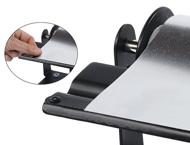 Distributeur universel pour rouleaux d’aluminium, compatible avec la plupart des rouleaux d’aluminium