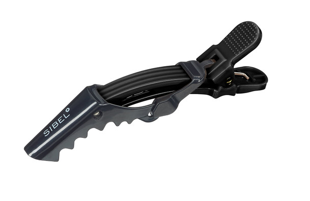 Pinces sépare-mèches professionnelles pour cheveux épais 6 pièces  • Grand modèle 11 cm • noir