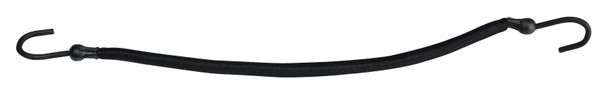 Élastiques à crochet inox • nylon doux pour les cheveux  • 20 mm Noir •  12 pièces