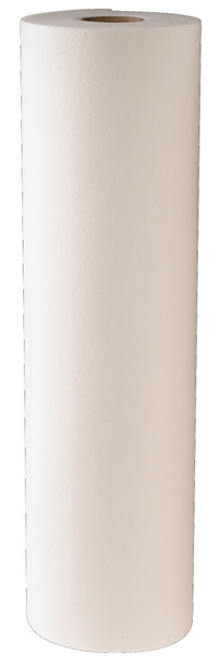 Rouleau de serviettes jetable, en ouate double plastifiée • 47 x  72 cm • 50 pièces