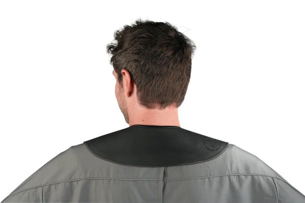 Col de protection Milcoup Stylist Bob Tuo pour coupe de cheveux, en PVC avec partie avant lestée