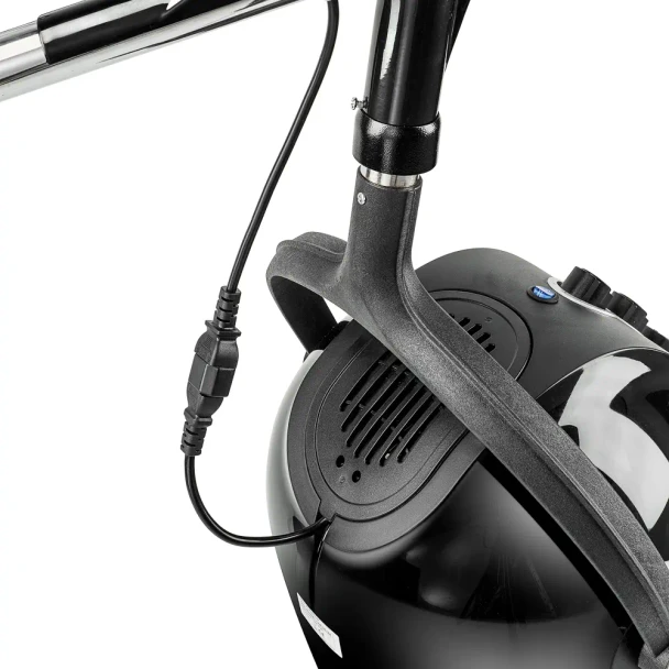 Casque de séchage mural Sthauer Eolo Ionic & Antistatic 1600 noir avec bras articulé et commandes réglables