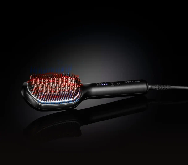 Brosse chauffante soufflante professionnelle ionique • Magic Brush • Céramique tourmaline