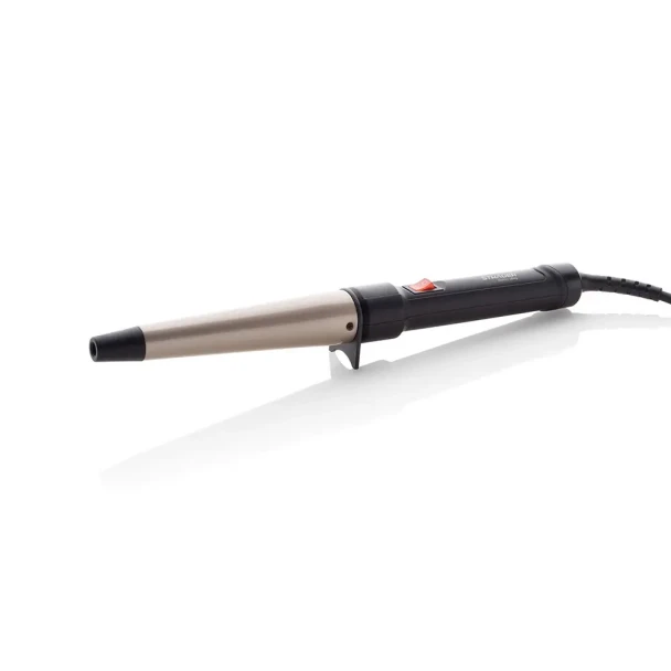 Fer à boucler conique professionnel Sthauer Conical Wand 25 mm avec tube en céramique tourmaline doré