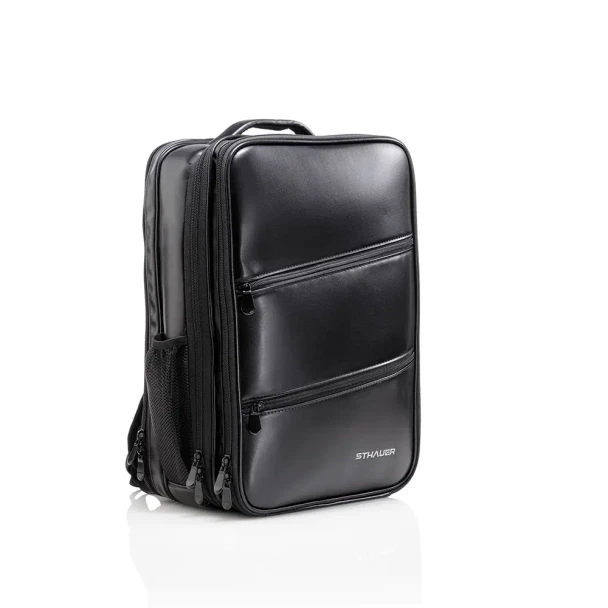 Tondeuse de précision Face Trim Sthauer noire avec trois têtes interchangeables pour nez, oreilles et sourcils