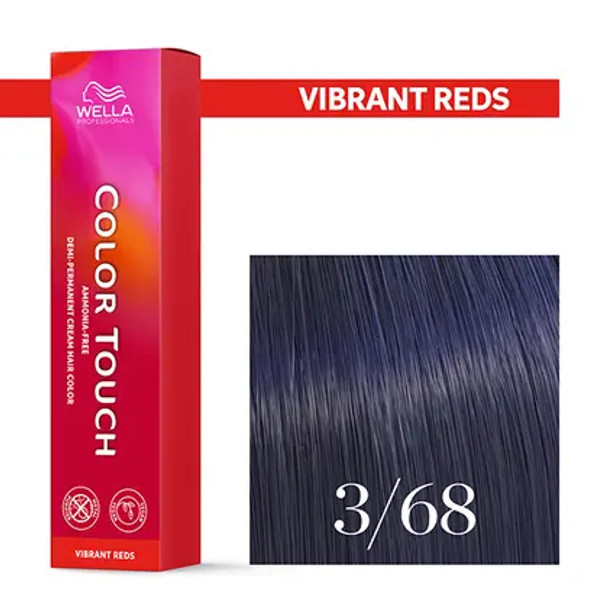Color Touch - couleur 3/68 châtain foncé violet perle