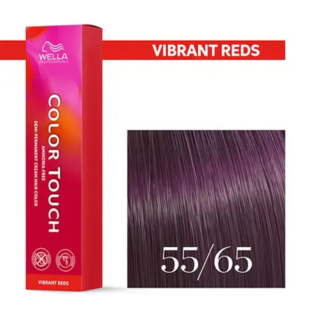 Color Touch - couleur 55/65 Châtain Clair Intense Violet Acajou