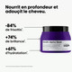 Masque lissant professionnel pour cheveux indisciplinés et frisottis • 500 ml • Keratin Alpha Sleek