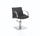 Fauteuil de coiffure base carrée  • Hair Moon • 60 x 52 cm / hauteur réglable 94 – 109 cm