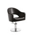 Fauteuil de coiffure base ronde  • Hair Paris • 63 x 60 cm / hauteur réglable 85 – 97 cm