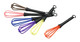 Fouets coloration en plastique, disponibles en 6 couleurs assorties