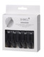 Pinces sépare-mèches professionnelles pour cheveux épais 6 pièces  • Grand modèle 11 cm • noir