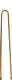 Épingle à cheveux lisse, bout perlé, tige 1,25 mm •  longueur 60 mm • 50 pièces • vernis Marron