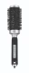 Brosse thermique ronde Ceram-X Sibel 43 mm avec cylindre en céramique, fibres nylon antistatiques et manche noir antidérapant