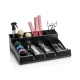 Organisateur de barbier Barber Organizer noir avec compartiments pour tondeuses, sabots, ciseaux, peignes et accessoires de coiffure