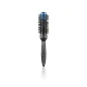 Brosse thermique ronde AerisXionic SalonXPro 32 mm avec picots ioniques, cylindre ventilé bleu et manche carbone