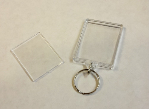 Plastic Key Ring Blanks