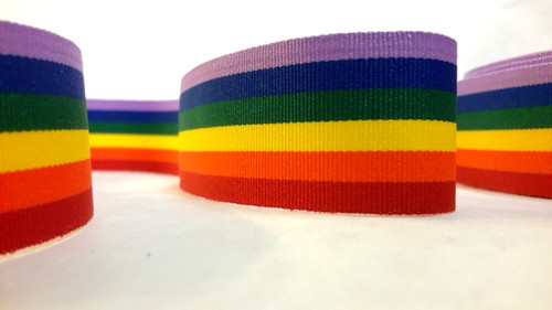 Striped Rainbow Ribbon