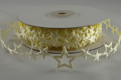 Ivory Stars Ribbon