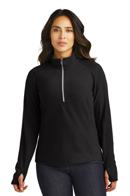 Ladies Port Authority Microfleece 1/2-Zip Pullover