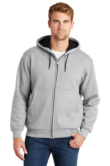 CornerStone - Heavyweight Full-Zip Hooded Sweatshirt with Thermal Lining