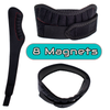 2 x Magnetic Knee Strap with 8 Magnets Individually Sewn - Adjustable Patellar Tendon Strap Lightweight Knee Support Brace Band. One size fits all - average Men and Women's sizes.