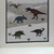 10 Dinosaur & Jurassic Plant Non-adhesive Static Stickers Window Clings