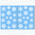 Santa on his Sleigh Window Cling with 36 Elegant Snowflake Christmas Decor Vinyl Stickers