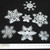 56 Original Snowflake Window Clings - Fabulous Static PVC Stickers