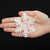 52 Original Snowflake Window Clings - Fabulous NON- Adhesive Static PVC Stickers