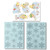 Christmas Angel Window Clings With 28 Glitter Snowflakes - Glueless PVC Stickers