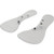 A pair of NeoPhysio Magnetic Gel Arch Supports on a white background. A pair of NeoPhysio Magnetic Gel Arch Supports on a white background.