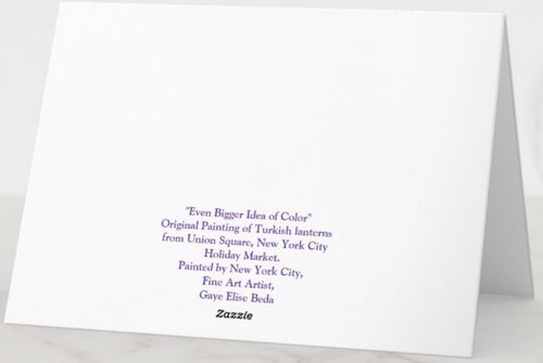 Original Painting by New York City Artist, Gaye Elise Beda. Greeting Cards www.gayeelisebeda.store Check it out.