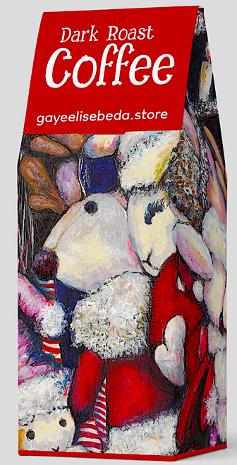 Original Painting by New York City Artist, Gaye Elise Beda. Christmas Boutique www.gayeelisebeda.store Check it out.
