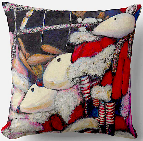 Original Painting by New York City Artist, Gaye Elise Beda. Christmas Boutique www.gayeelisebeda.store Check it out.
