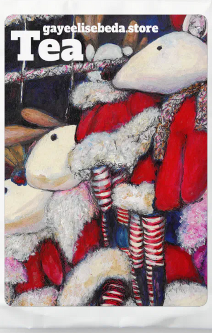 Original Painting by New York City Artist, Gaye Elise Beda. Christmas Boutique www.gayeelisebeda.store Check it out.