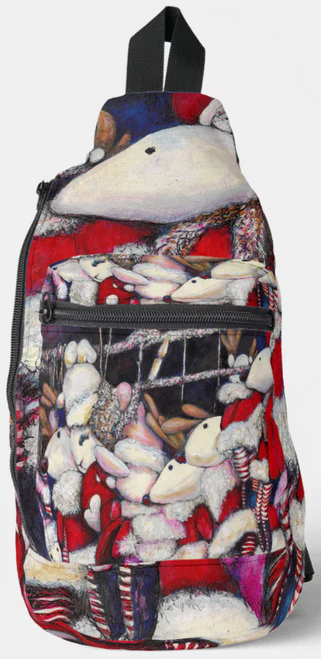 Original Painting by New York City Artist, Gaye Elise Beda. Christmas Boutique www.gayeelisebeda.store Check it out.
