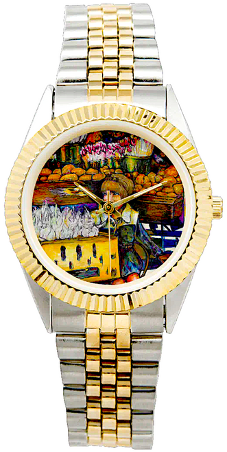 Original Painting by New York City Artist, Gaye Elise Beda. Watches www.gayeelisebeda.store  Check it out.