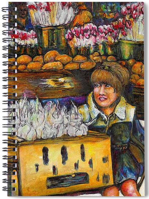 Original Painting by New York City Artist, Gaye Elise Beda. Spiral Notebook     www.gayeelisebeda.store Check it out.  
