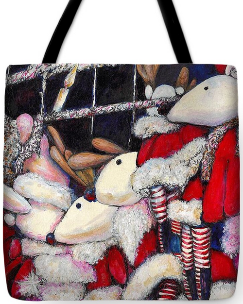 Original Painting by New York City Artist, Gaye Elise Beda, Tote bags, elegant, artistic
