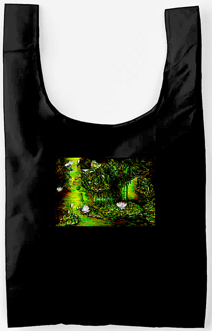Original Painting by New York City Artist, Gaye Elise Beda. Re-useable Grocery Bags www.gayeelisebeda.store Check it out.
