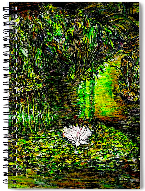 Original Painting by New York City Artist, Gaye Elise Beda. Spiral Notebook     www.gayeelisebeda.store Check it out.  