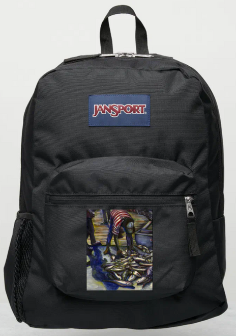 Original Painting by New York City, Fine Art Artist, Gaye Elise Beda, JanSport Backpacks, www.gayeelisebeda.store  Check it out.