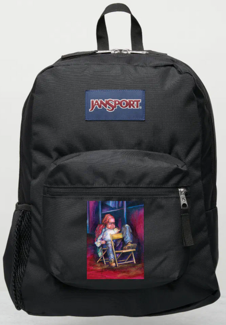 Original Painting by New York City, Fine Art Artist, Gaye Elise Beda, JanSport Backpacks, www.gayeelisebeda.store  Check it out.