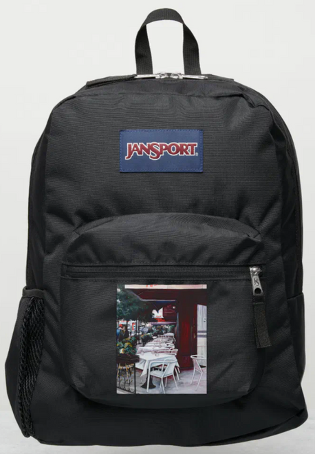 Original Painting by New York City, Fine Art Artist, Gaye Elise Beda, JanSport Backpacks, www.gayeelisebeda.store  Check it out.