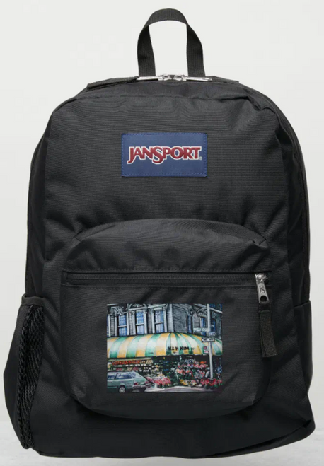 Original Painting by New York City, Fine Art Artist, Gaye Elise Beda, JanSport Backpacks, www.gayeelisebeda.store  Check it out.