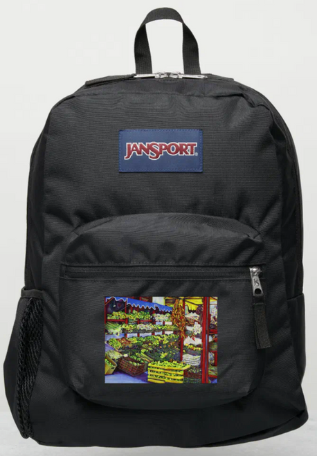Original Painting by New York City, Fine Art Artist, Gaye Elise Beda, JanSport Backpacks, www.gayeelisebeda.store  Check it out.