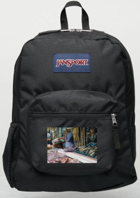 Original Painting by New York City, Fine Art Artist, Gaye Elise Beda, JanSport Backpacks, www.gayeelisebeda.store  Check it out.
