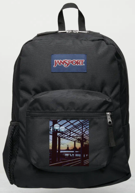 Original Painting by New York City, Fine Art Artist, Gaye Elise Beda, JanSport Backpacks, www.gayeelisebeda.store  Check it out.